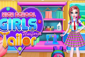 高中女生制服裁縫