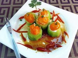 鹹蛋黃蒸絲瓜 鹹蛋黃蒸絲瓜