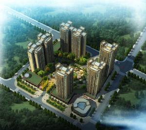 西城御景鳥瞰效果圖