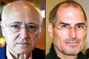 詹達利與親生兒子史蒂夫·賈伯斯