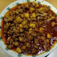 特色辣肉筍丁澆頭