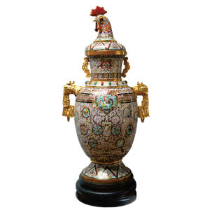 張同祿景泰藍十二生肖尊-酉雞