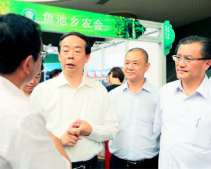 河北省委副書記趙勇參觀首屆冀台經貿博覽會