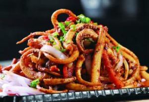 面醬炒魷魚 面醬炒魷魚