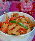 素炒魚香肉絲 素炒魚香肉絲