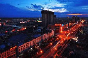 華燈初上睢寧城