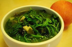 香菇莧菜湯 香菇莧菜湯