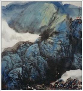 潑墨山水 潑墨山水