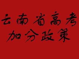 雲南省高考加分政策 雲南省高考加分政策