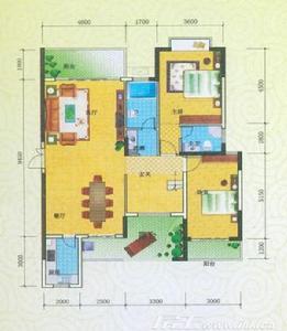 碧湖灣躍層C1單元戶型5室2廳4衛1廚251.65㎡