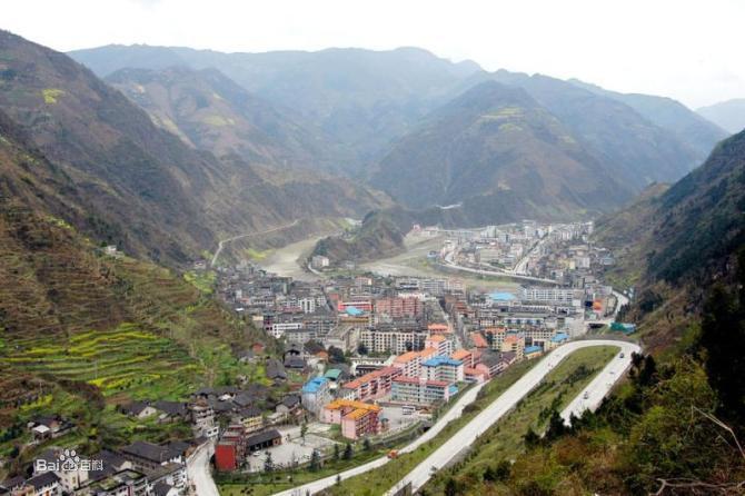 5.12地震以前的北川老縣城