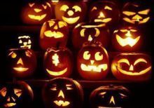 萬聖節未點燃的南瓜燈