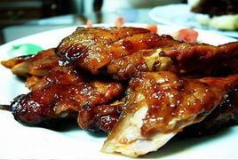 叉烤野雞蝦仁片 叉烤野雞蝦仁片