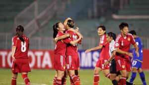 中國女足在亞洲杯的表現