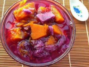 營養南瓜紫薯面 營養南瓜紫薯面