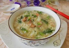 薺菜雞肝糯米粥 薺菜雞肝糯米粥