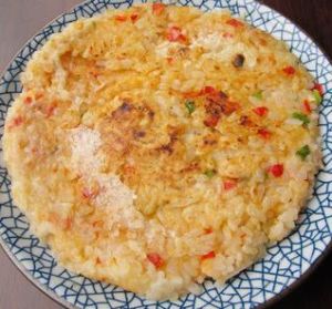 煎米飯餅 煎米飯餅