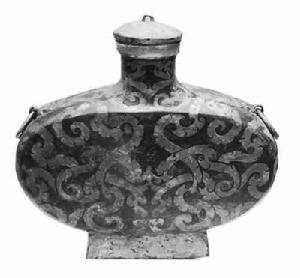 錯銀鎏金壺 錯銀鎏金壺