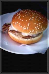 港式芝士漢堡包