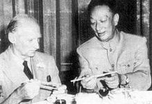 柯慶施同志宴請訪華的蒙哥馬利