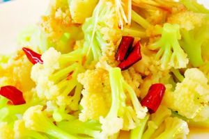 熗拌菜花 熗拌菜花