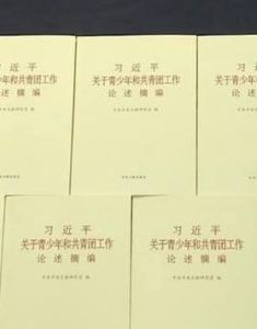 習近平關於青少年和共青團工作論述摘編 習近平關於青少年和共青團工作論述摘編