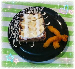 香蕉全麥三明治 香蕉全麥三明治