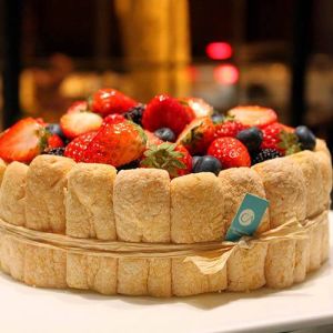 香芋夏洛特蛋糕 香芋夏洛特蛋糕