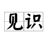 見識[名詞解釋]