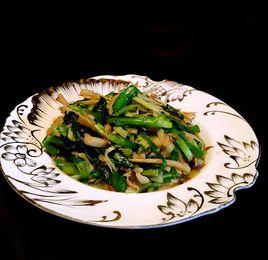 韭菜炒筍絲 韭菜炒筍絲