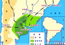 潘帕斯草原牧牛業的分布