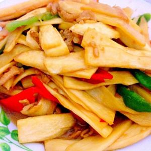 淡香可口茭白炒肉片 淡香可口茭白炒肉片