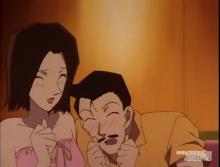 和毛利小五郎親近的律子小姐