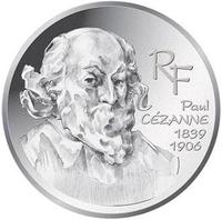 法國保羅·塞尚紀念銀幣