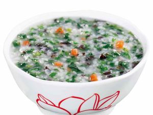 薺菜蝦米粥 薺菜蝦米粥