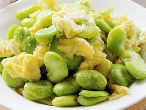 蠶豆米炒雞蛋 蠶豆米炒雞蛋