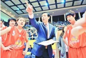 北京女籃接受教練指導