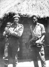 格瓦拉在剛果，攝於1965年