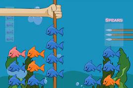 漁民叉魚 漁民叉魚