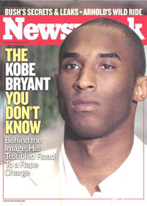 美國《新聞周刊》關注NBA球星科比性騷擾案。