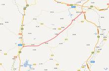 羅信高速公路路線示意圖