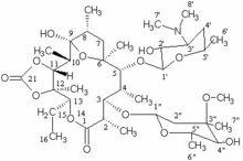 環酯紅黴素乾混懸劑