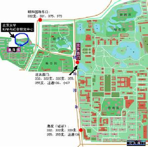 承澤園在北大的位置