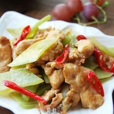 青筍滑雞片 青筍滑雞片