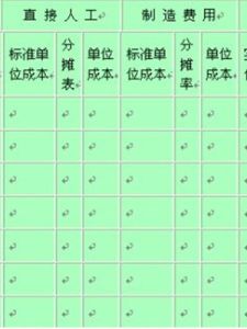 產品成本核算 產品成本核算