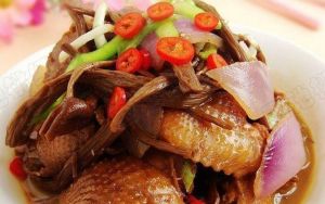 茶樹菇燒雞 茶樹菇燒雞