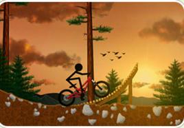 火柴人山地車 火柴人山地車