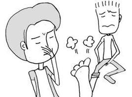 多汗且臭味較濃 多汗且臭味較濃