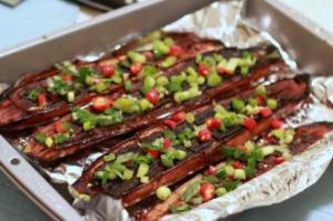 蒜味茄條 蒜味茄條