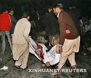 巴基斯坦拉瓦爾品第的爆炸現場